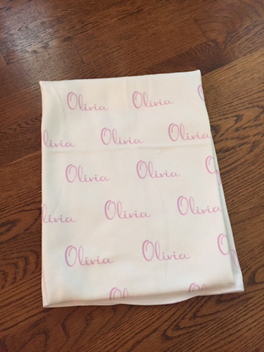 baby blanket with name
