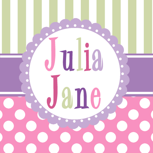 Gift Enclosure Cards-Green Stripes Pink Dot with Purple Band