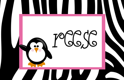 Bag Tag-Zebra Penguin
